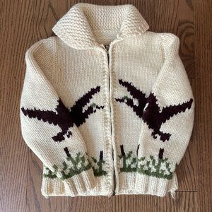 Vintage Handmade Cowichan Sweater